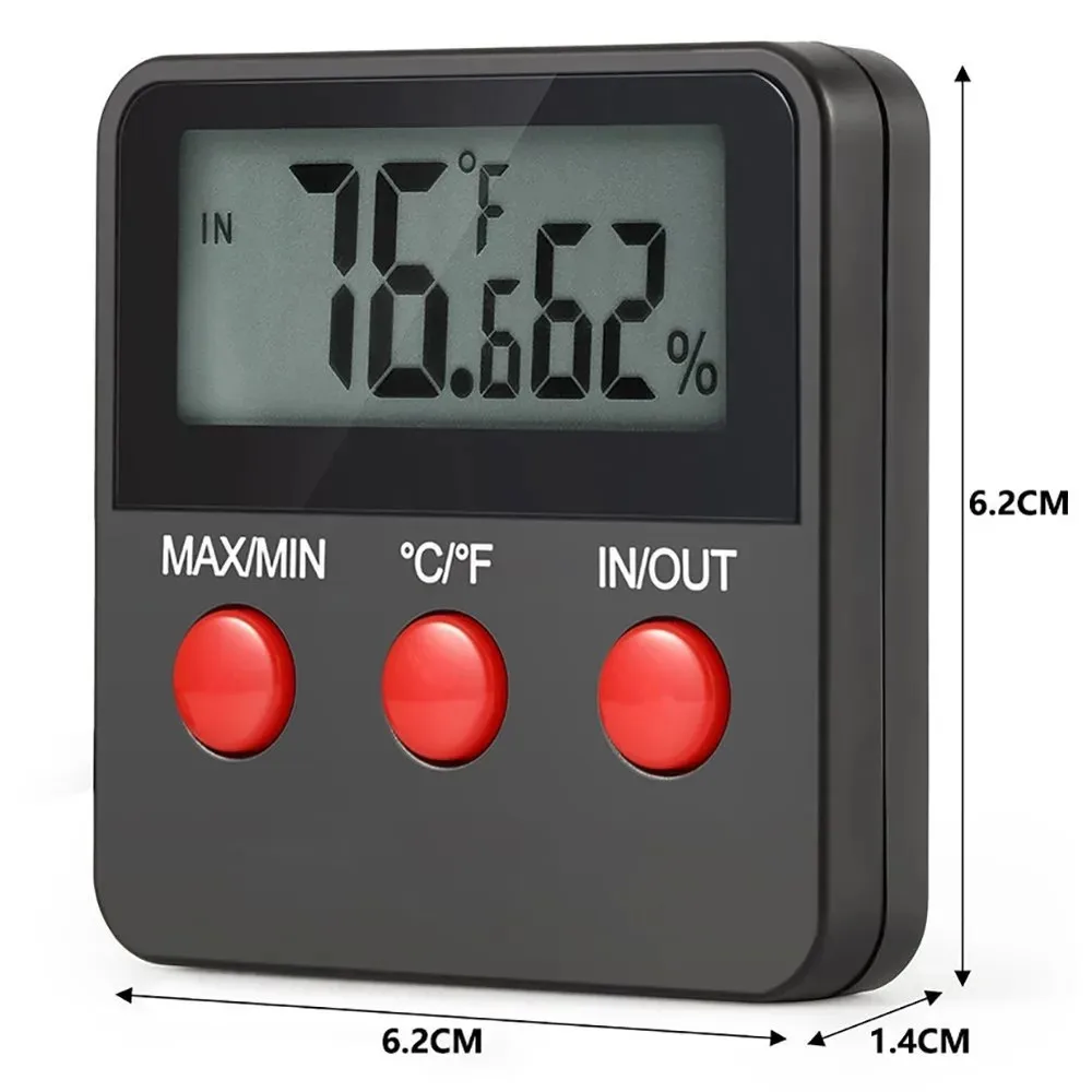 Zucht box Temperatur-und Feuchtigkeit messer Gewächshaus Landwirtschaft Thermometer starke Adsorption stabile Saugnapf Reptilien Haustier