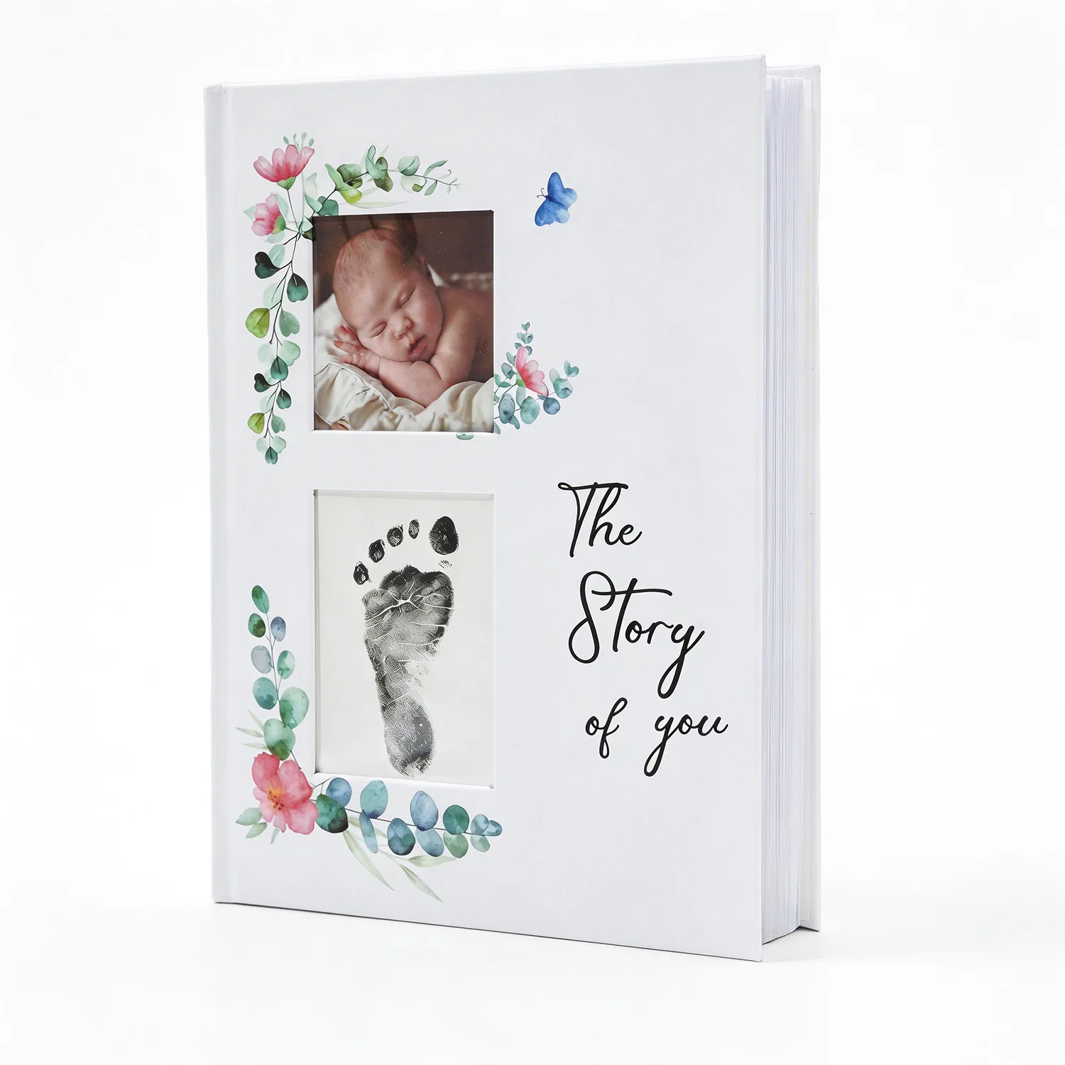 Pregnancy Journal Milestone Newborn Baby Boy Girl Keepsake Set Memory Book Growth Record Photo Album First Year Baby Shower Gift