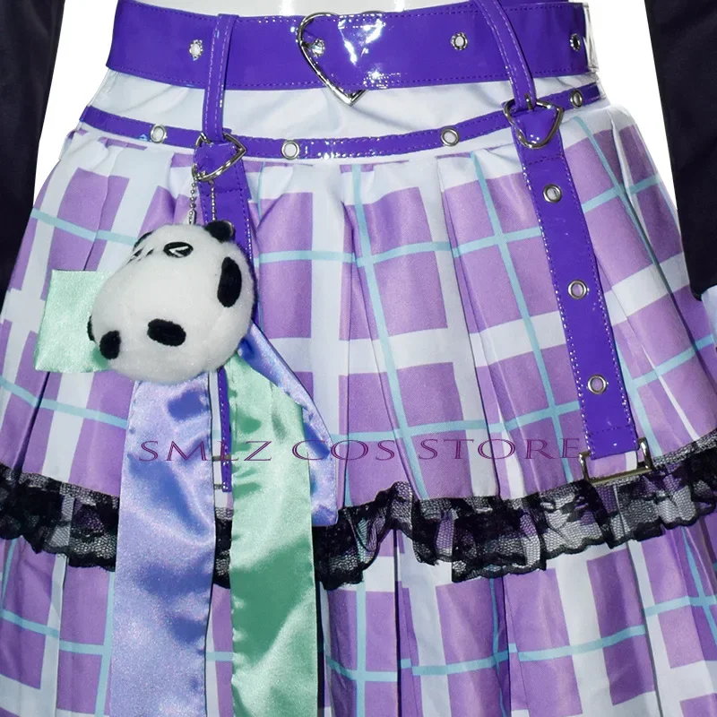 Shinonome Ena Cosplay Anime Project Sekai Kleurrijk Toneelkostuum Uniform Pruik Ena Lolita Jurk Halloween Party Outfit voor Vrouwen