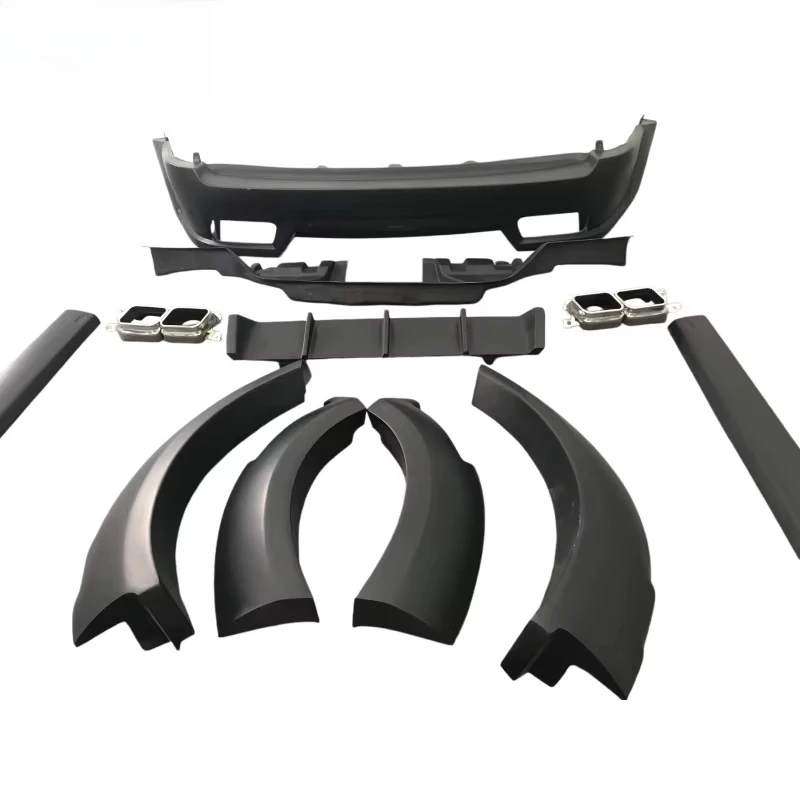 Autobiography Fiberglass Wide-body Kit, Front and Rear Bumper Skirts and Wheel Arches