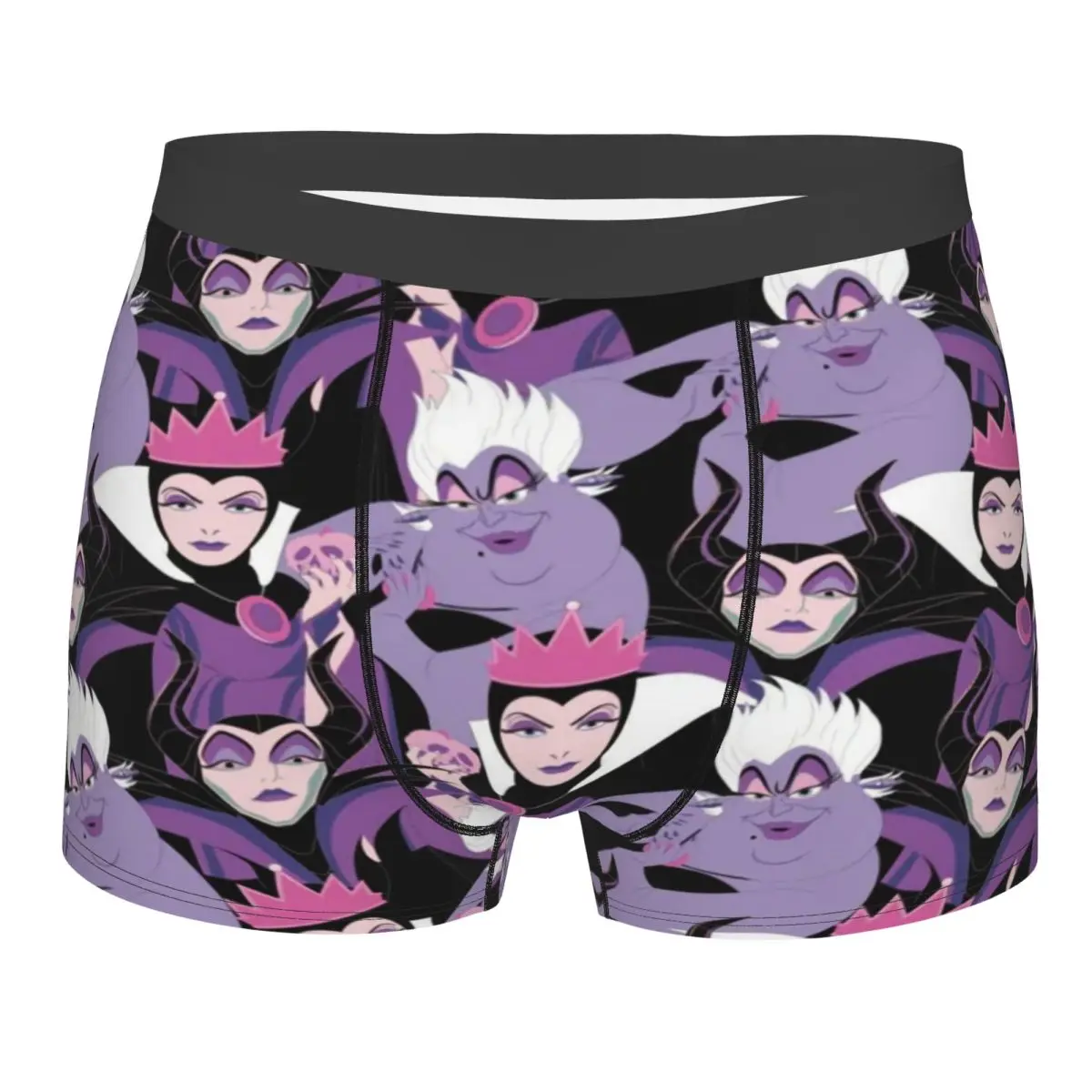 

Custom Fashion Maleficent Movie Boxers Shorts Panties Men's Underpants Comfortable Briefs Underwear