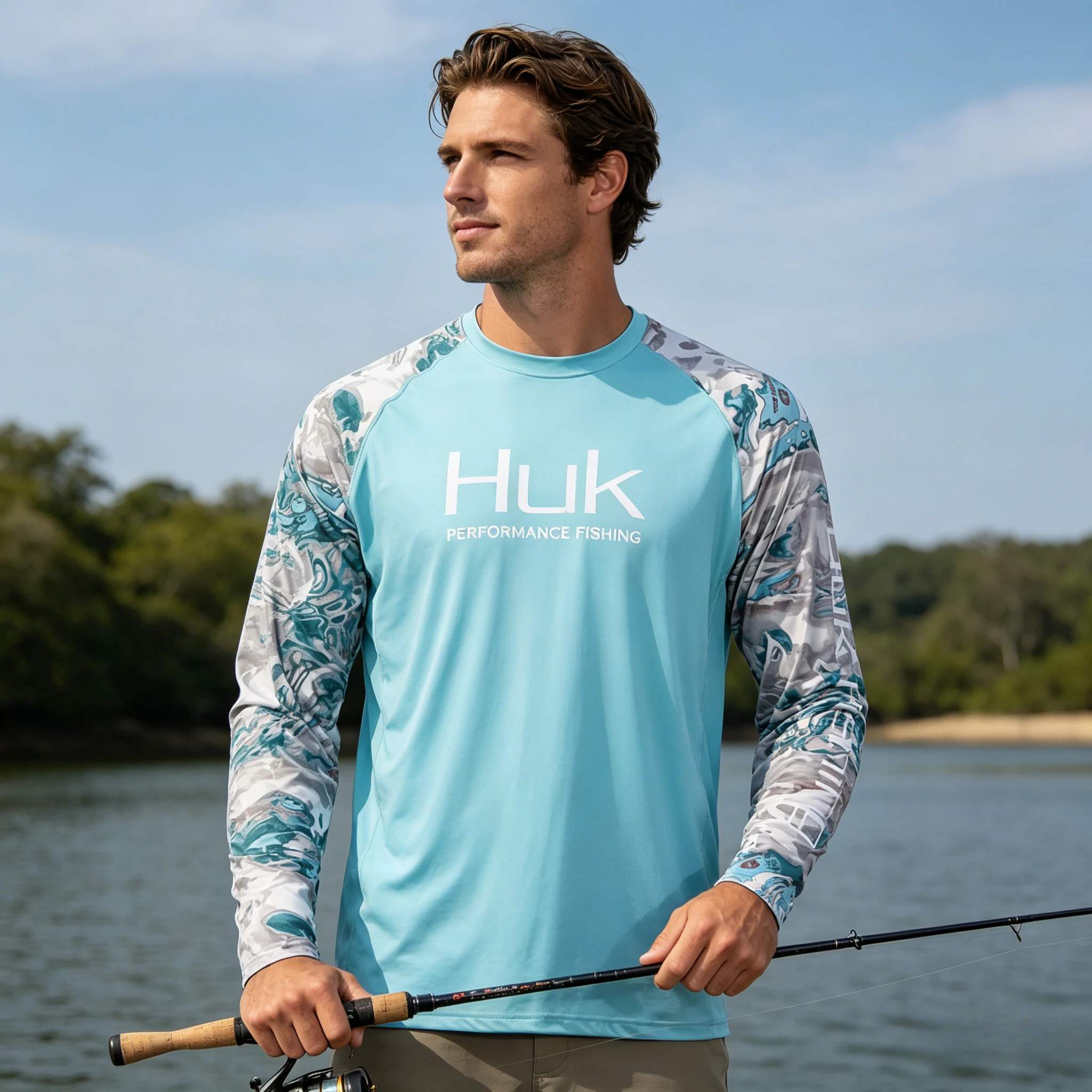 

2026 Fishing Shirts Long Sleeve Uv Protection Clothing Mens Outdoor Summer Jersey Upf 50 Clothes Performance Breathable Fishing