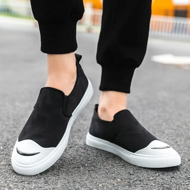 

Весенне-осенняя мужская обувь без шнуровки, классические оригинальные кроссовки низкой цены, размер 44, дышащие повседневные парусиновые туфли в стиле ретро для мужчин