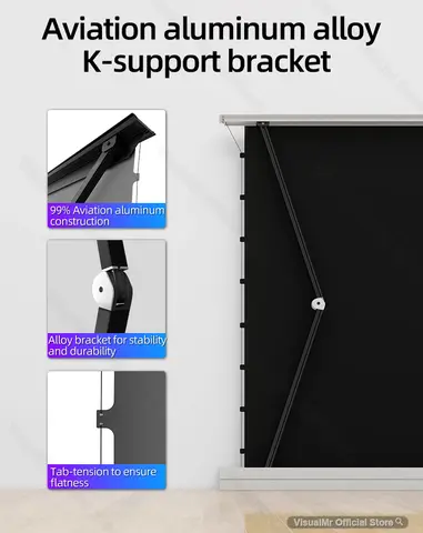 10 best sales motoriserad projektorduk - №7