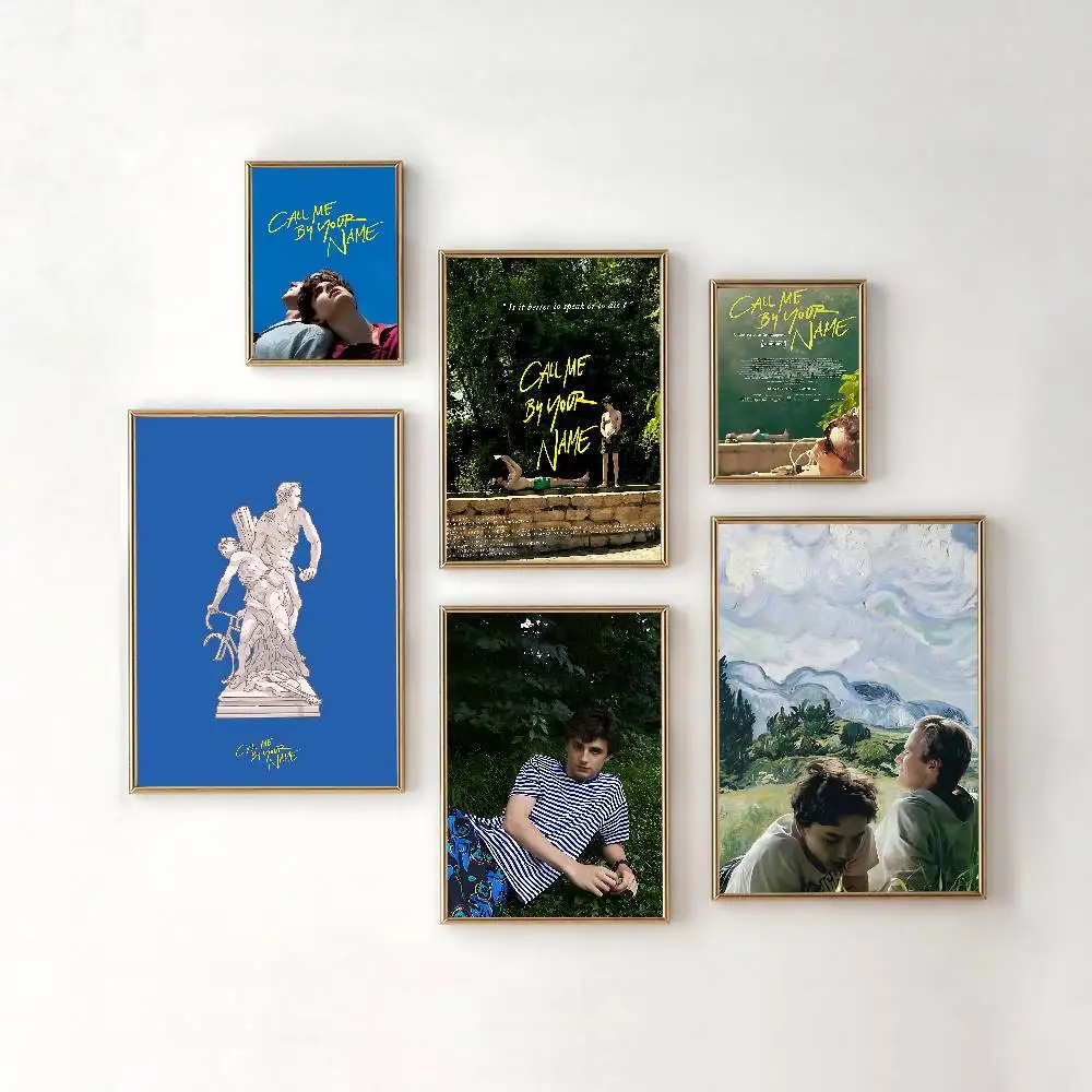 C-اتصلني باسمك ملصق HD جودة جدار الفن الرجعية الملصقات للمنزل جدار ديكور Kawaii غرفة ديكور