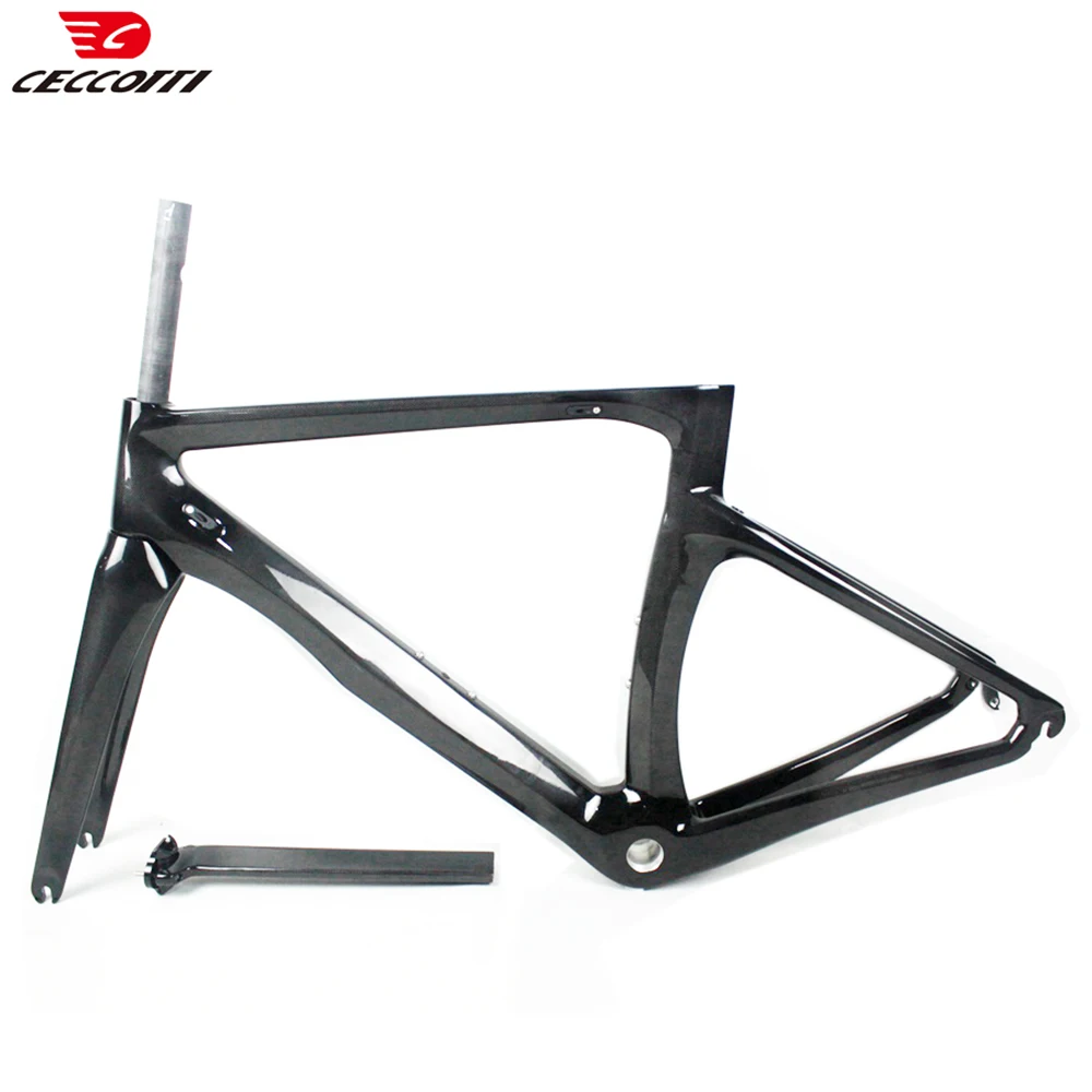 Full Carbon Fiber Racing Road Bike Frame, Fork, Seatpost, Clamp, Headsets, 700C Road Bike Frame, Glossy or Matte Frameset