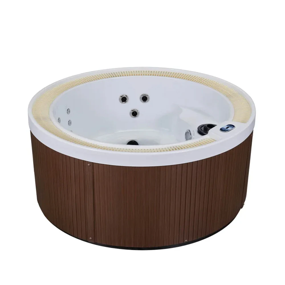 &c Large Size Massage Hot Tubs Hydrotherapy Outdoor whirlpool Spa Hot Tub Massage Family Round Balboa