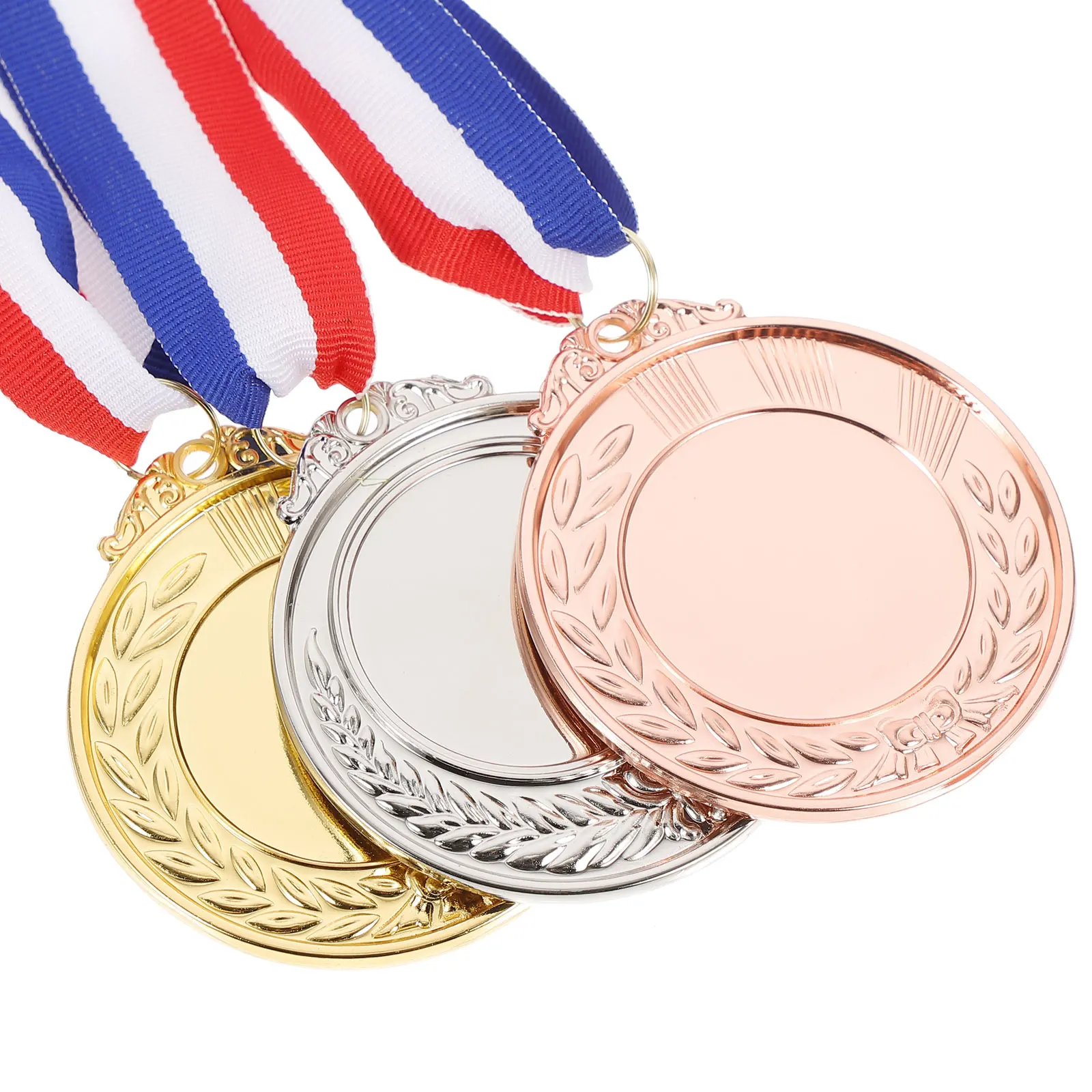 

9pcs Commemorative Alloy Gold Silver Bronze Metal Award Medal Sports Awards Gold Medal Kids Toys School Matches