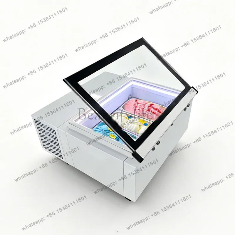 FG Desktop Ice Cream Display Cabinet Commercial Frozen Ice Cream Italian Digging Ball Ice Cream Cabinet