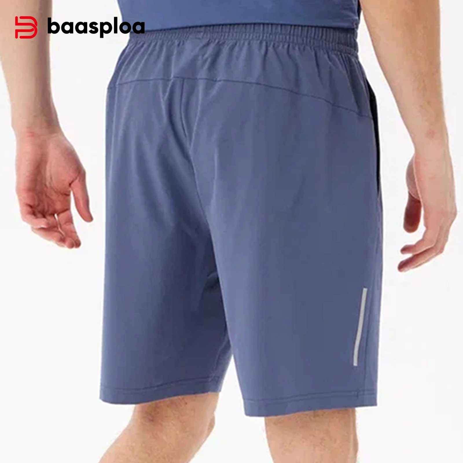 Baasploa-Short de sport respirant pour homme, short de sport d'été, short de jogging à séchage rapide pour homme, short élastique décontracté, cordon de proximité, mode, document solide