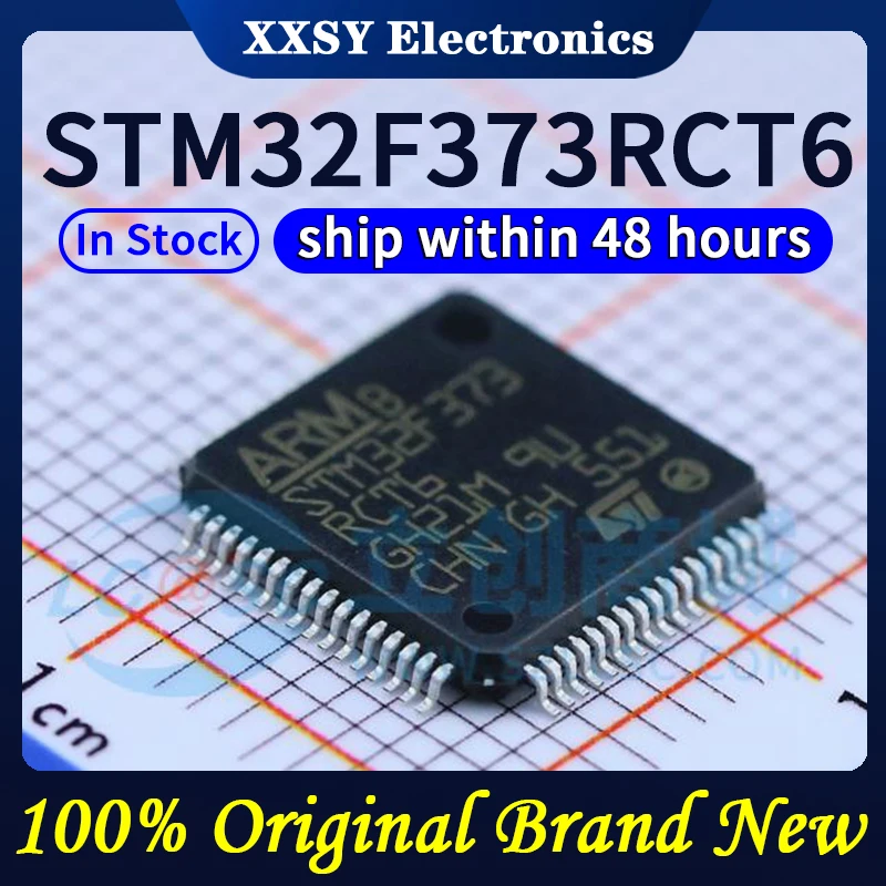 STM32F373CCT6 stm32f373ct6 أصلي عالي الجودة stm373c8t6 stm32f373vt6 stm32f373rt6 stm32f373rt6 STM32F373R8T6 ، جديد