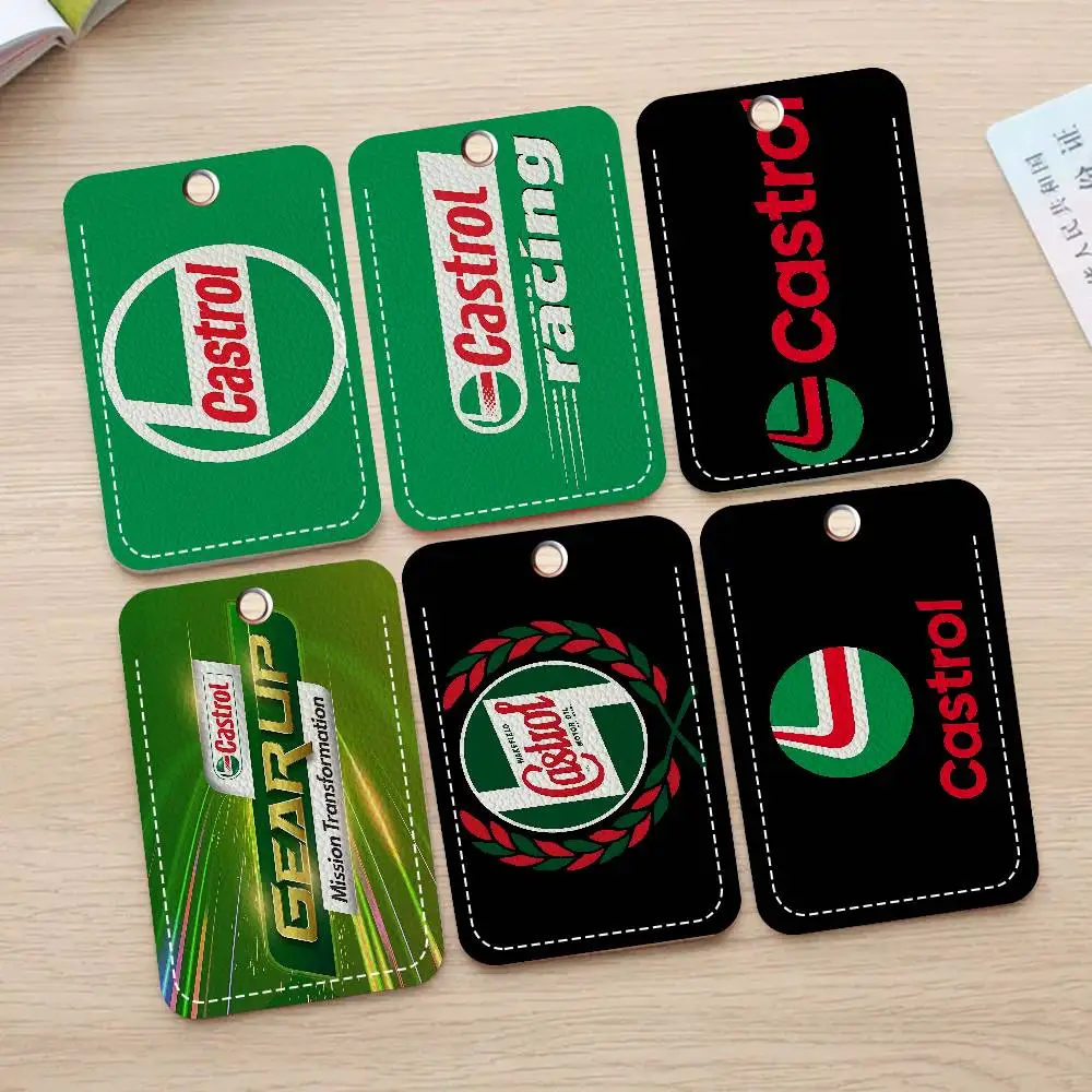 

Брелок-держатель для карт Lubricant Brand C-Castrol с защитным чехлом для проездного, карты питания и банковской карты для обеспечения безопасности