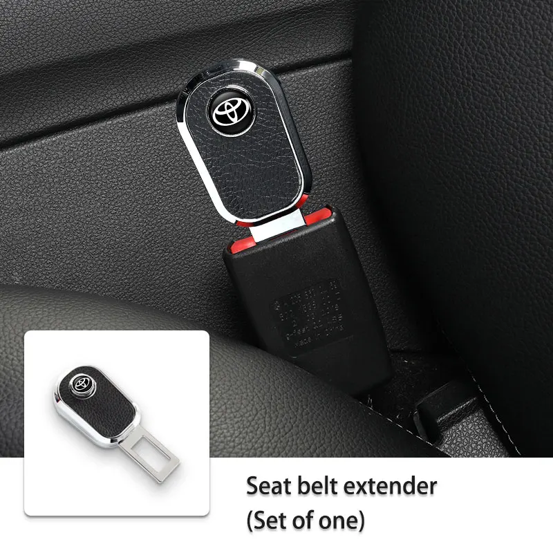 Car Seat Adjustable Extension Clip Safety Belt Buckle For Toyota Corolla Prius Auris CHR Land Cruiser Camry Avalon