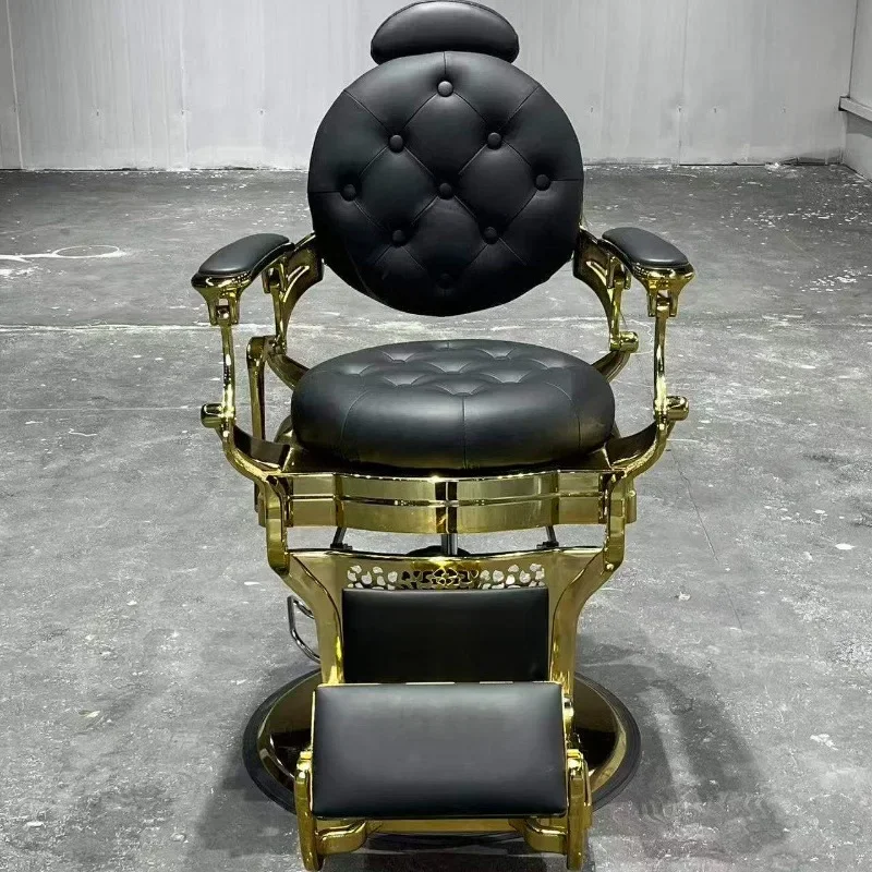 # Swivel Luxury Barber Chair Comfortable Durable Salon Chair Hydraulic Cushioned Sedia Parrucchieri Barbershop Equipment