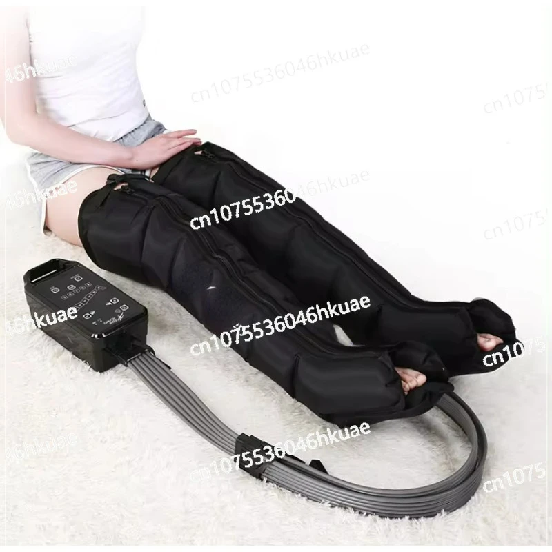 Compression Leg Massage Therapy, Recovery System: Compression Boots, Pump, and Case. Sequential Masssger Air