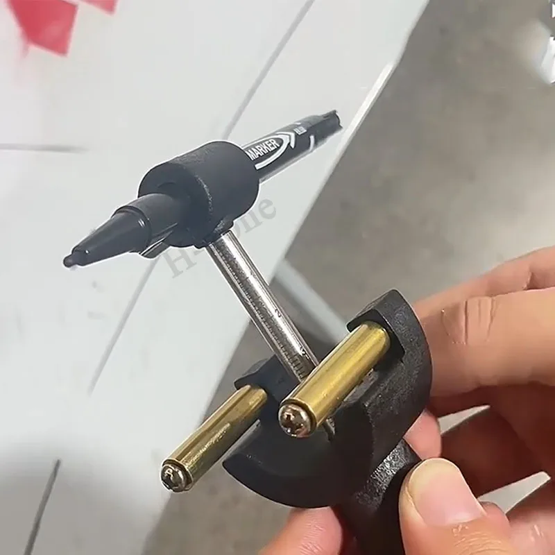 Scriber da sobrancelha da roda, ferramenta de reparo do dente da chapa metálica automática, recuperação de dados, linha de reforço da sobrancelha da roda ferramenta de desenho paralela