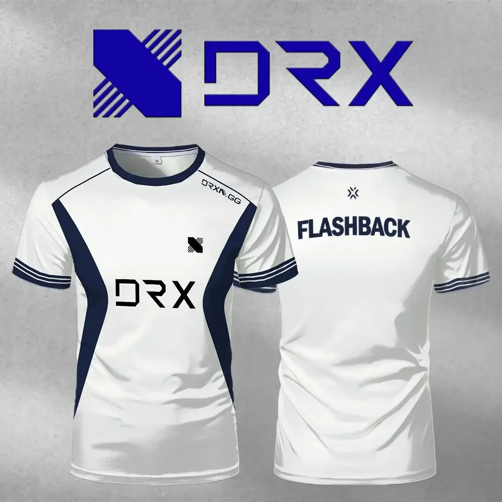 Uniformes del Equipo de Esports 26 S2 DRX, Camisetas Personalizables de Manga Corta con Cuello Redondo para Hombre y Mujer, Jersey de Entrenamiento de la Liga Profesional de Valorant