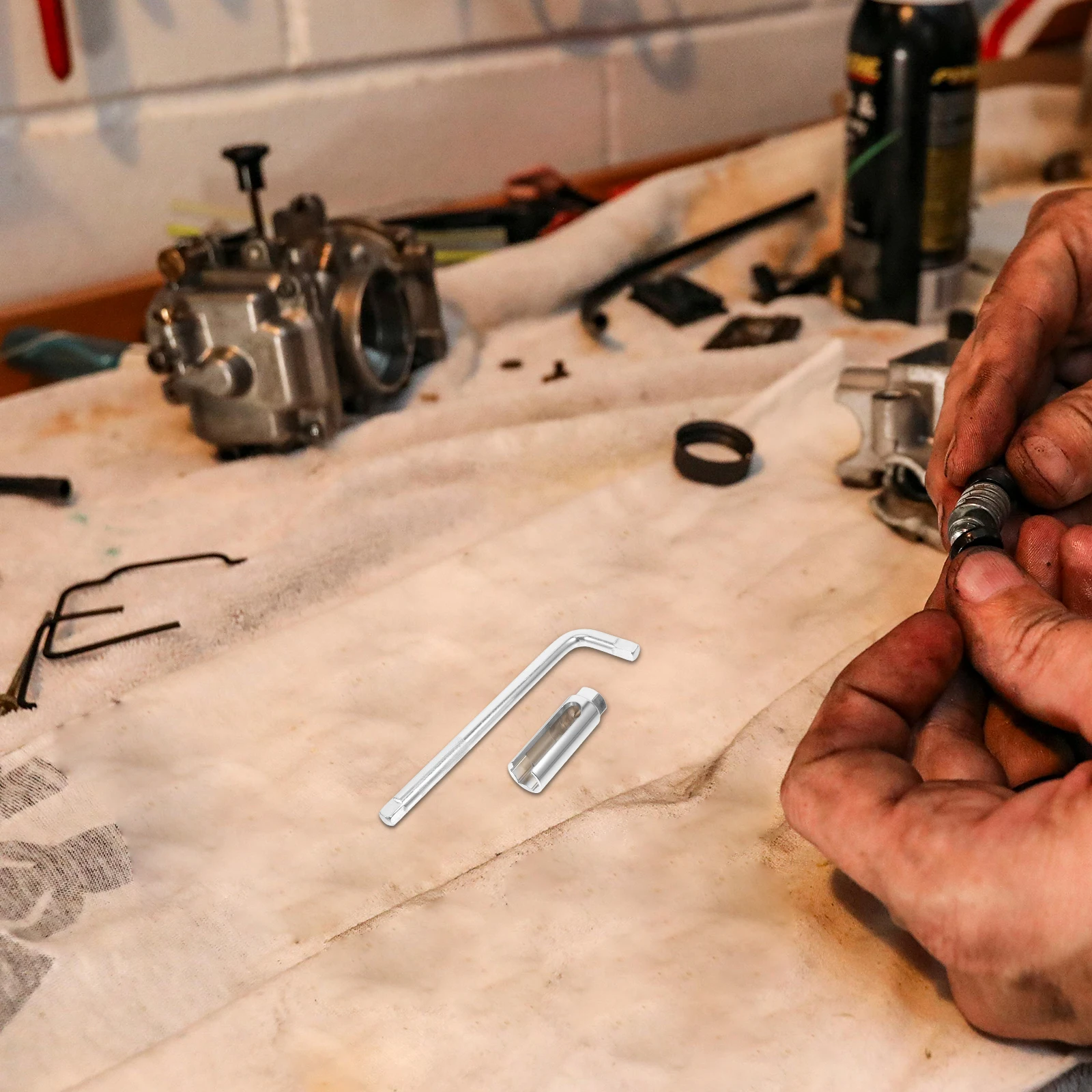 

Tool Kit Chrome Vanadium Steel Car Removal Accessories Durable Materials High Hardness Vehicle Maintenance