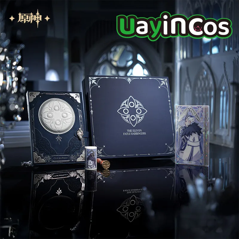 

Original Notebook Genshin Imapct Tartaglia Arlecchino Wanderer Gift Box Diary Books Handbook Seal Paper Tape Anime Toys Kids Gif