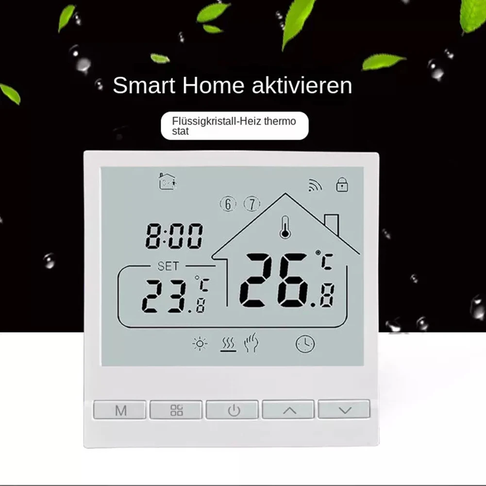 Sleek Design Digital Programmable WiFi Thermostat Enhancing User Experience While Managing For Underfloor Heat Effectively