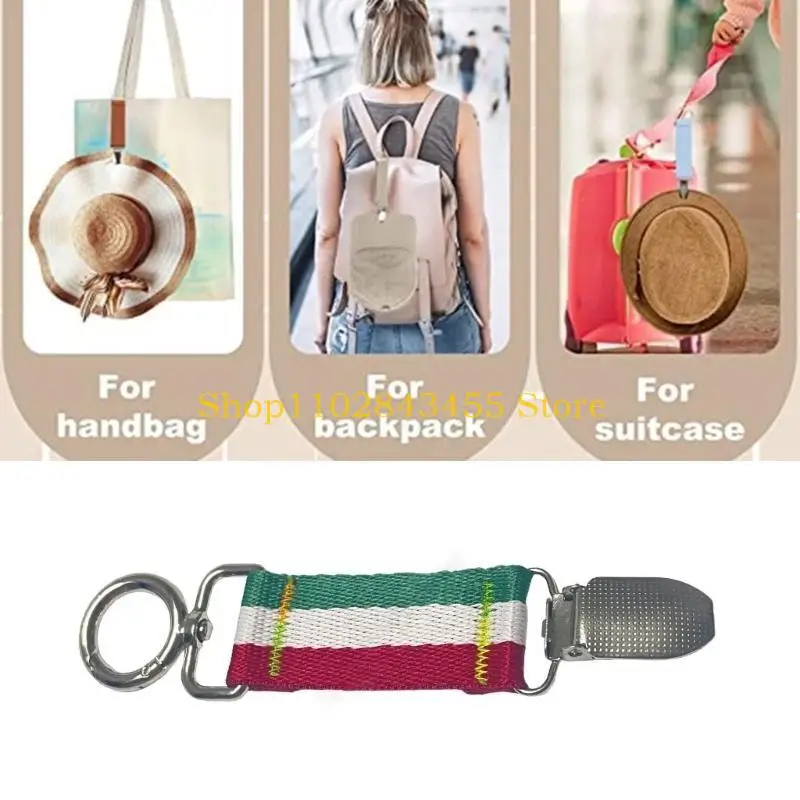 49MC 帽子ホルダークリップバッグ用帽子アタッチャー帽子クリップ旅行用バッグキャップクリップ帽子用