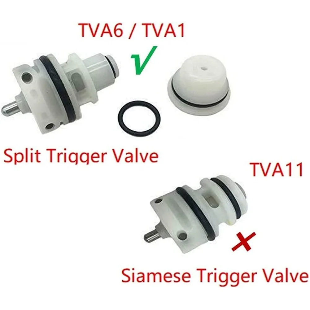 TVA6 wyzwalacz zestaw zaworu TVA1 zamienna Fit gwoździarka RN46 RN45 N60 BT35 BT50 CN80548 CN55 CN70 CN80 MV11 (1 paczka)