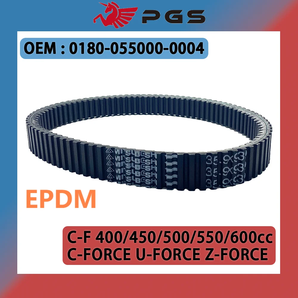 Correia de transmissão PGS 939x35.9 para CF450 500 550 Z550 600 625 X6 C-Force 400L Correia de motor 0180055000   0180- 055000 -0002 939 35.9