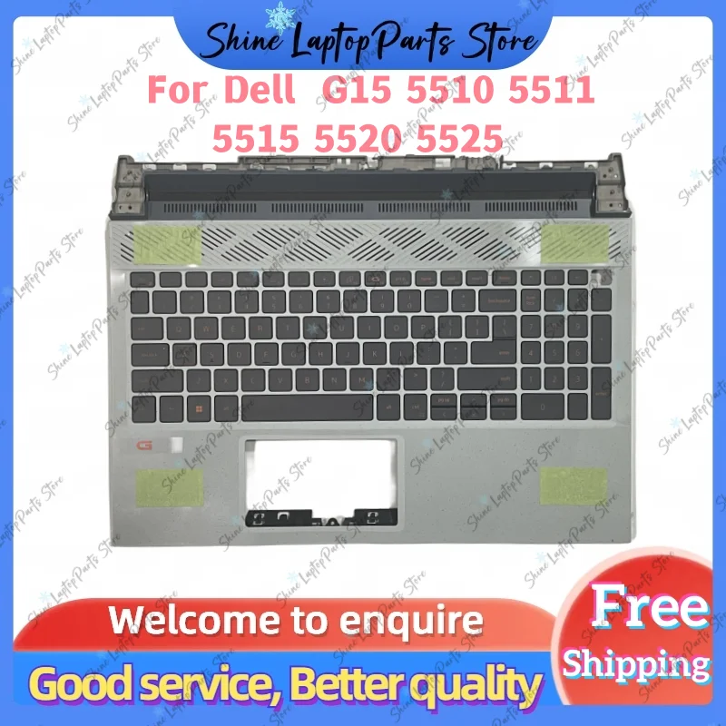 

New Original For Dell G15 5510 5511 5515 Replacemen Laptop Accessories Palmrest And Keyboard With Backlight 095P6M