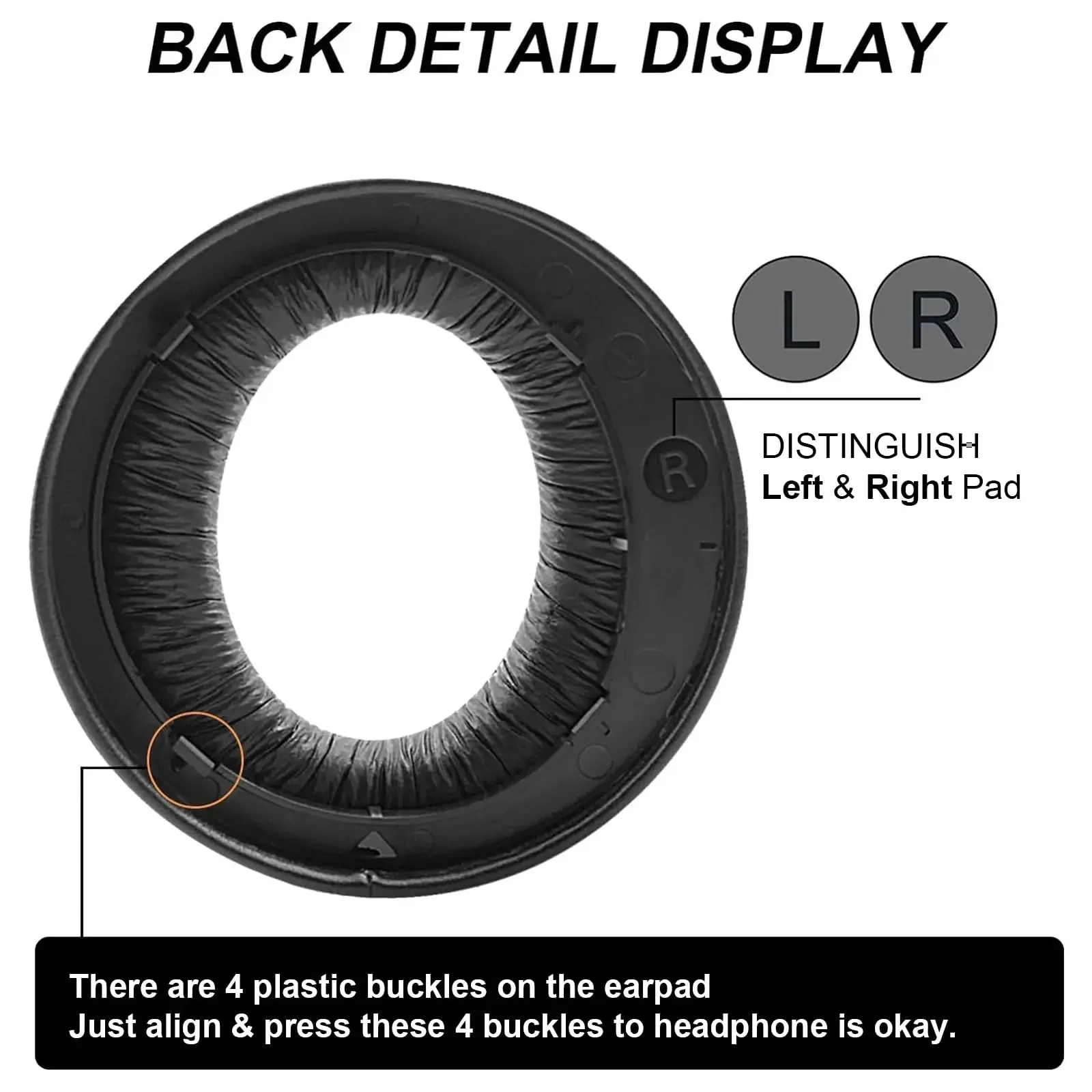 

Ear Pads For Sony Playstation 5 Pulse 3D PS5 Headphones Replacement Foam Earmuffs Cushion Headset Covers Sponge Leather Foam