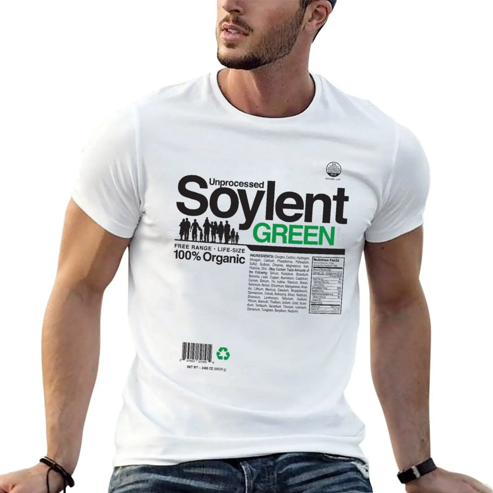 

Contents: Unprocessed Soylent Green T-Shirt funny t shirts cotton mens graphic t shirts T-Shirt