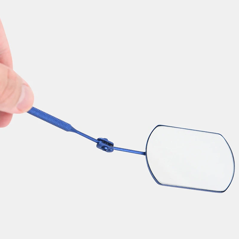 Stainless Steel Multifunction Checking square Lash Mirror Eyelashes Extension Beauty Makeup Portable Fold Rotate Mirror Tool