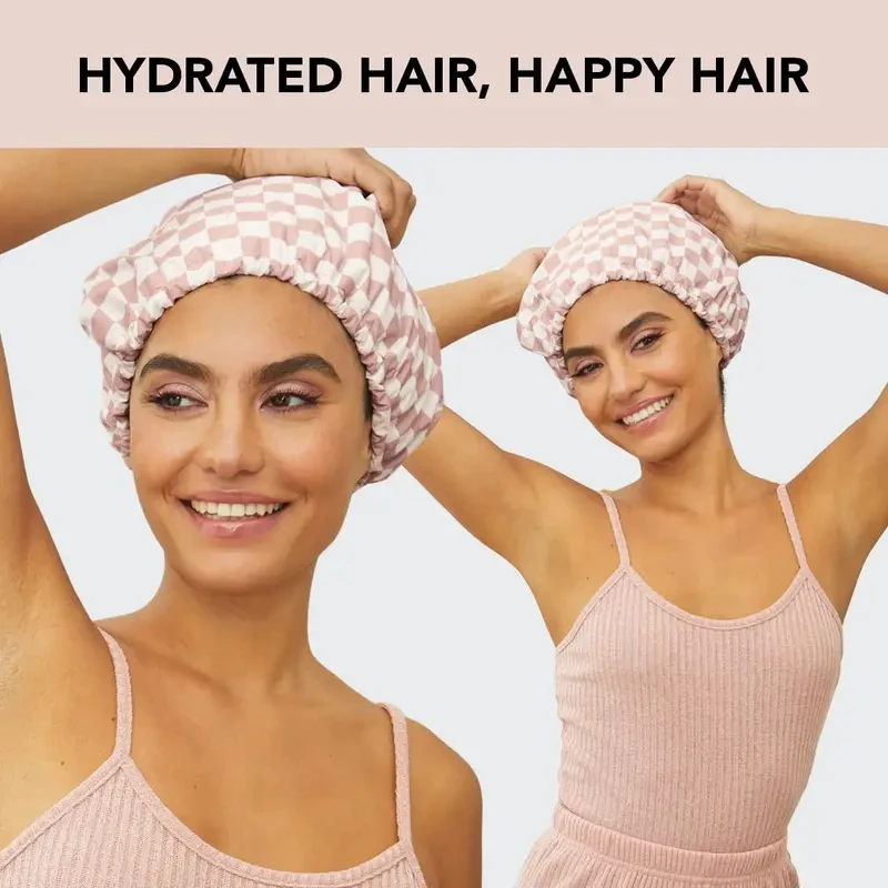 High-End Waterproof Long Bathing Cap for Women