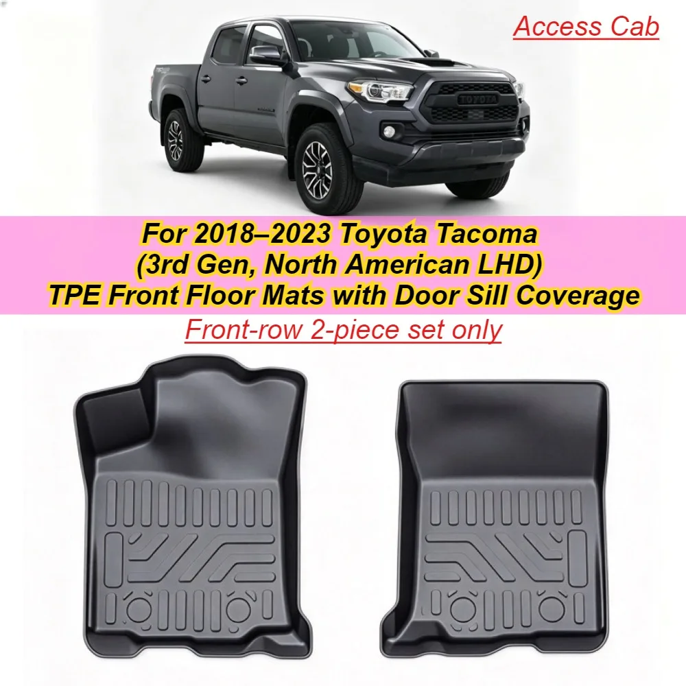 alfombrillas-interiores-delanteras-de-tpe-para-toyota-tacoma-pickup-2018–2023-3ª-generacion-version-norteamericana-–-cabina-simple-doble