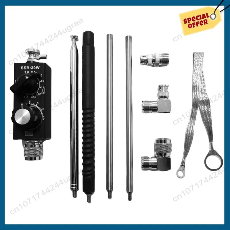 

-A15I QRP Shortwave Antenna Antenna 1.8- 30 Mhz Full Band Tuned Antenna For Yaesu FT-817 818 ICOM K1 K2 USDX MCHF
