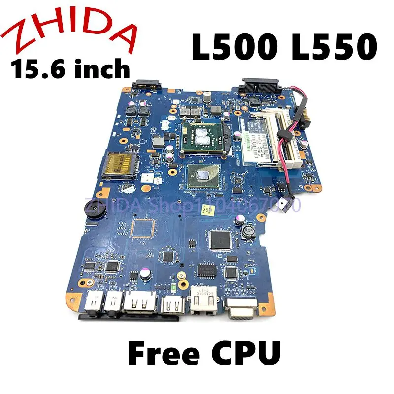 

For Toshiba Satellite L500 L550 Laptop Motherboard 15.6 inch K000092540 K000092510 NSWAA LA-5321P Mainboard HM55 DDR3 Free CPU