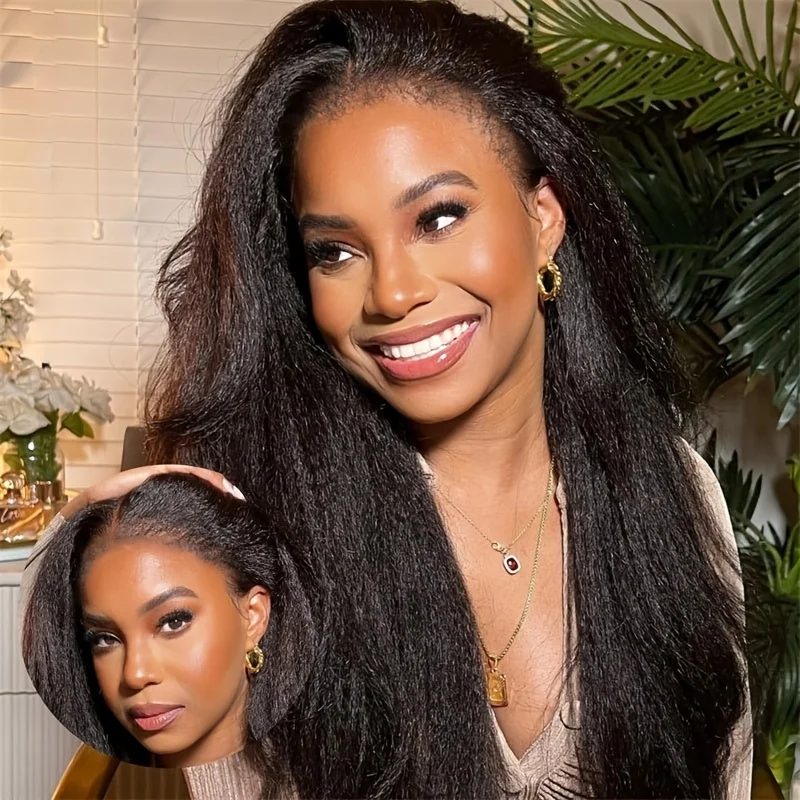 

Прямой парик из натуральных волос 18 дюймов 5x5 HD Парики с кружевной застежкой 250 Плотность Кудрявые прямые парики с застежкой 100% настоящие человеческие волосы для женщин