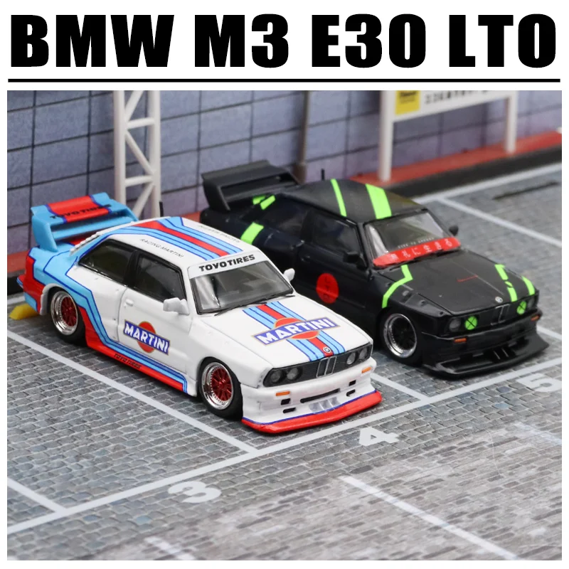 SW 1/64 BMW M3 E30 LTO aleación vehículo de motor de juguete Diecast Metal modelo regalos