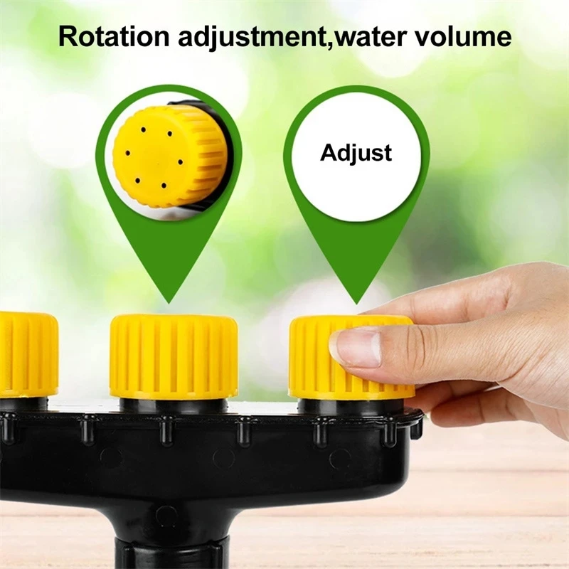 Multi-Head Sprinkler Head Agriculture Atomizer Nozzles Adjustable Vegetables Irrigation Atomizer Nozzle Sprinkler Gardening Tool