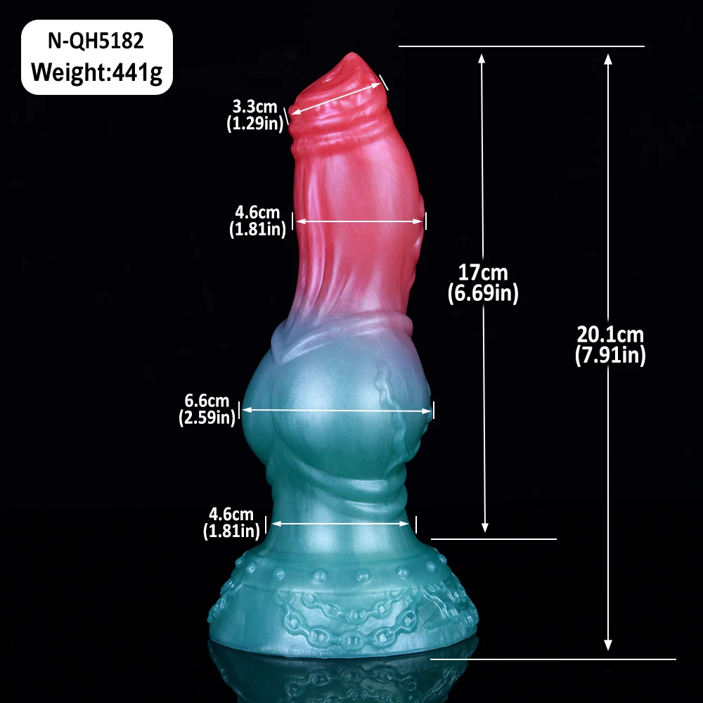 FAAK Silicone Large Penis Anal Plug Fantasy Dog Knot Dildo With Sucker Sex Toys For Women Men Female Masturbator Big Dong