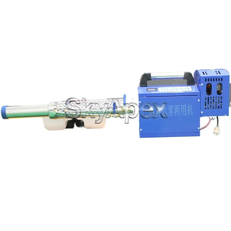 304 Stainless Steel Full‑surrounded Pulse Mist Fogger Water Smoke Dual‑use Sprayer For Agricultural And Public Disinfection
