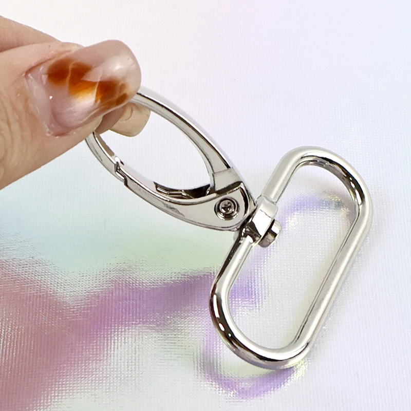 

50Pcs 20-38mm Colored Metal Buckle Belt Swivel Lobster Buckles Bag Strap Hook Carbiner Keychain Clasp DIY Hardware Accessories