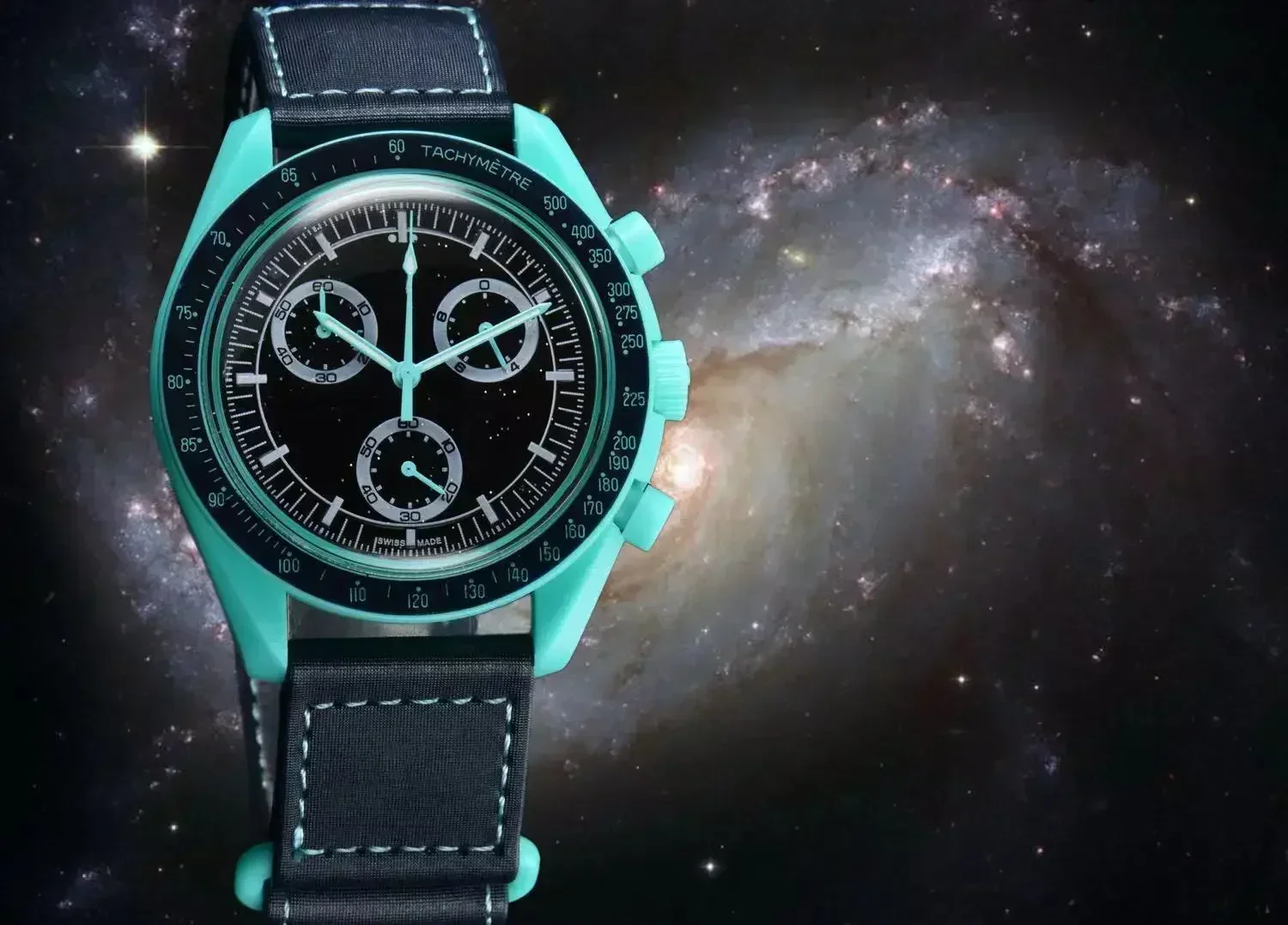 2025 Novo relógio masculino e feminino. Presente/Aniversário, Multi - Cor, Cronógrafo, Estojo Plástico, Lua/Planeta - Inspirado, Quartzo