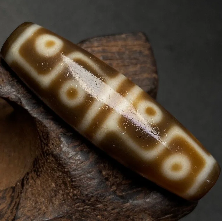 Magic Ancient Tibetan DZI Beads Old Agate Rare 12 Eye Totem Talisman Pendant