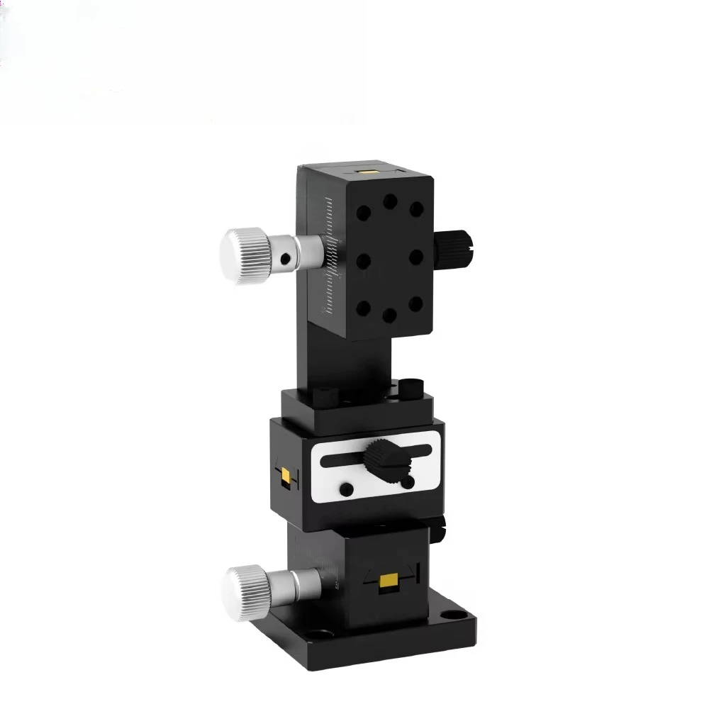 WLXYZ Series High Precision Aluminum Alloy Optical Photovoltaic Align Linear Guide Blocks XYZ-Axis Manual Positioning