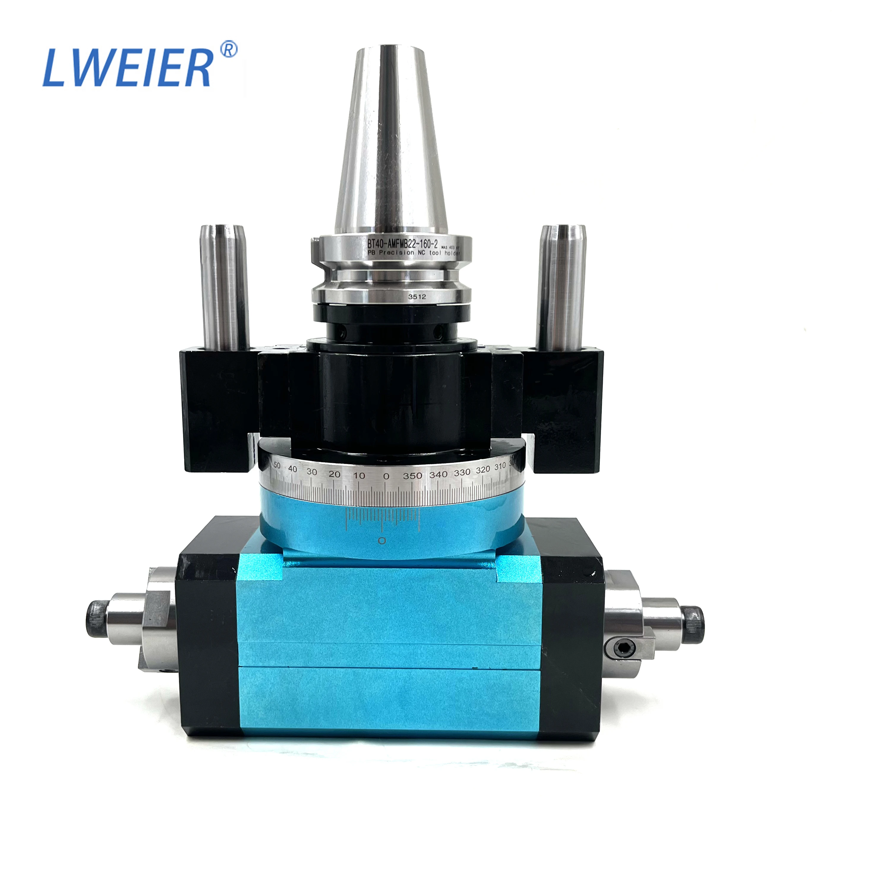 Best Sale Cnc Angle Head BT40 ER20/25/32/40 For CNC Drilling Tapping Milling Machine Horizontal Milling Head