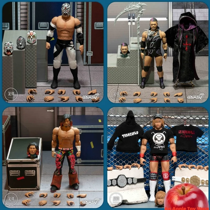 

Super7 New Japan Pro Wrestling Bushi Hiromu Takahashi Tetsuya Naito Series 2 NJPW Ultimate Edition 7 Inches