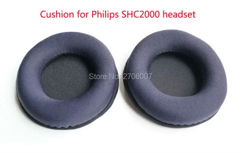 Capa de substituição de protetores de ouvido para fone de ouvido Philips SHC2000 e SBS HP140 (almofadas para fones de ouvido/almofada/auricular) Qualidade de som sem perdas