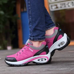 Zapatillas de correr para mujer, zapatos ligeros de malla multicolor para exteriores, calzado deportivo de suela plana con punta redonda, zapatos para caminar, 2023