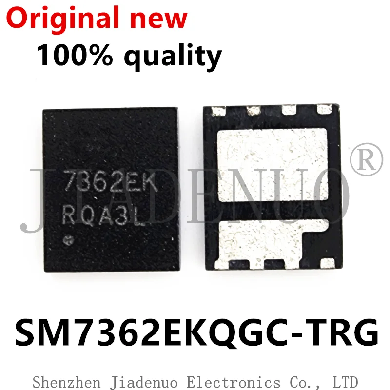 (5-10pcs)100% original New SM7362EKQGC-TRG SM7362EK Silk Printing 7362EK DFN5X6 Chipset