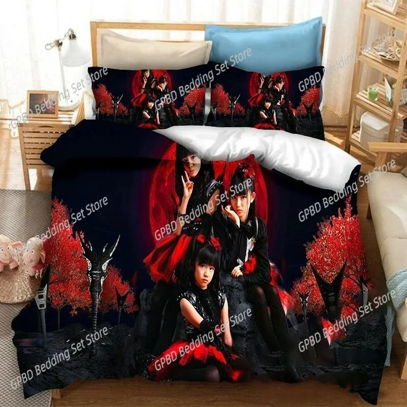 

BABYMETAL Rock Band 3D NEW Duvet Cover Pillowcase Bedding Set Adult Boy Girl Bedroom Decoration Children Single Double Large